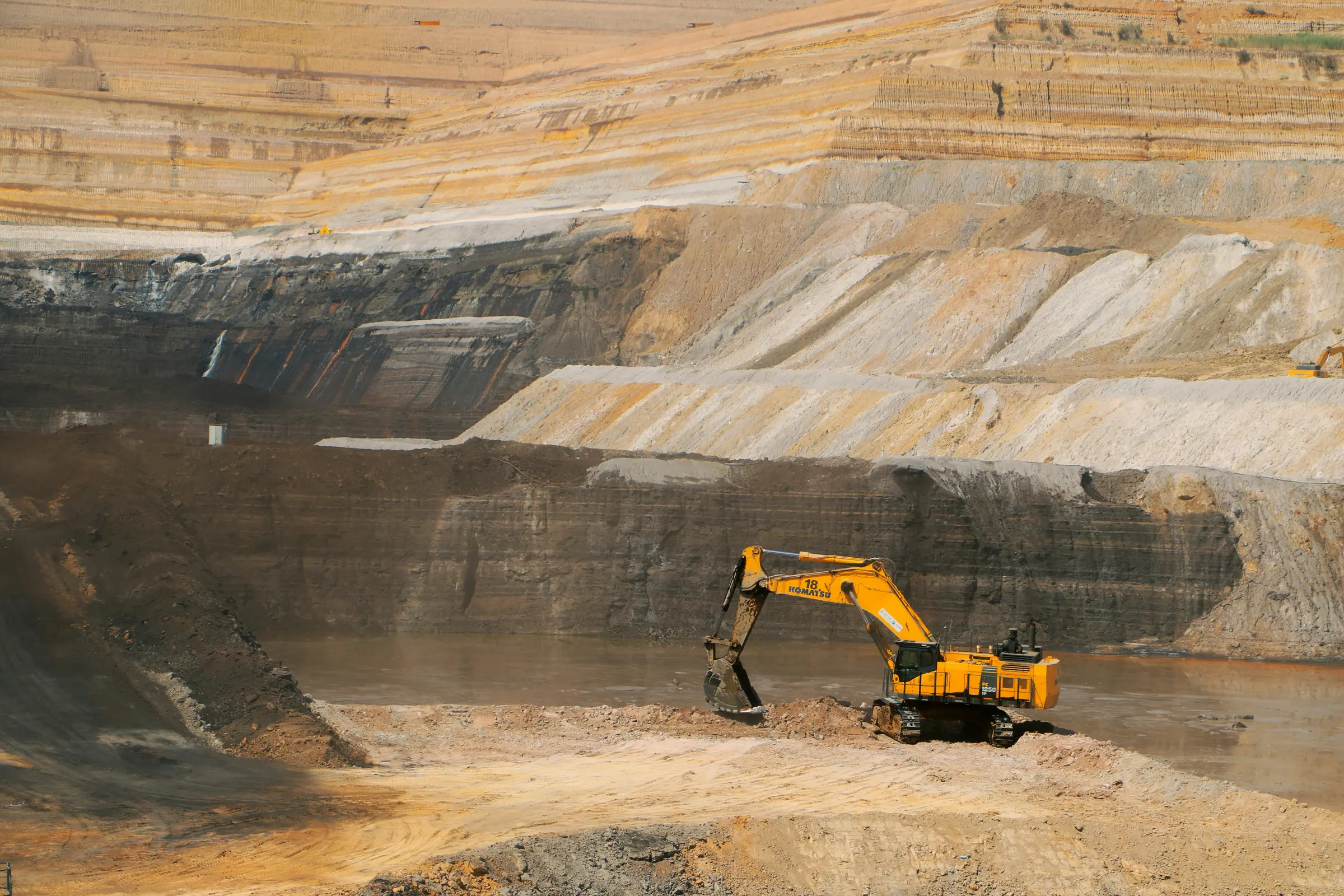 Open-pit mining operation